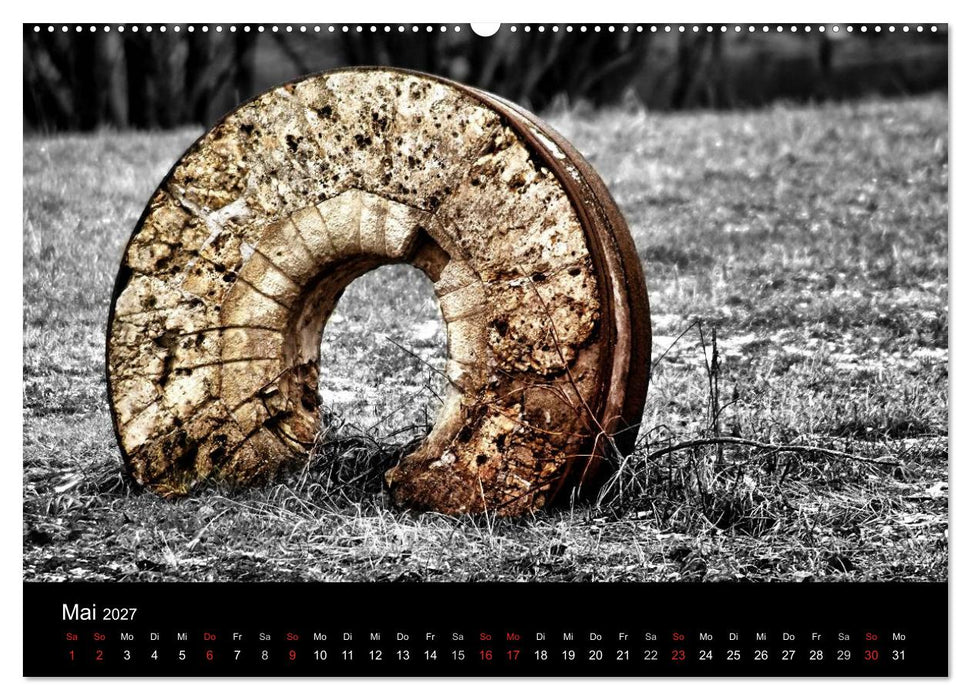 schwarz/weiß trifft farbe (CALVENDO Premium Wandkalender 2027)