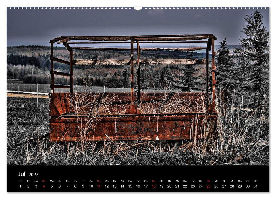 schwarz/weiß trifft farbe (CALVENDO Premium Wandkalender 2027)