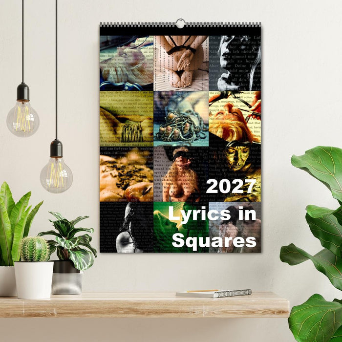 Lyrics In Squares (CALVENDO Wandkalender 2027)