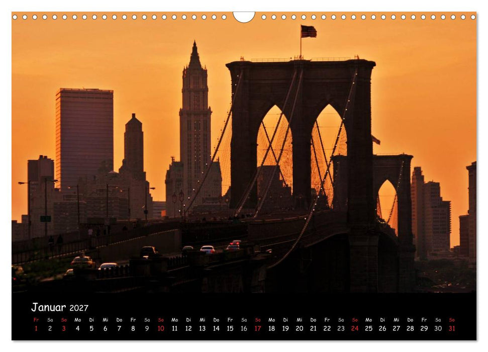 New York (CALVENDO Wandkalender 2027)