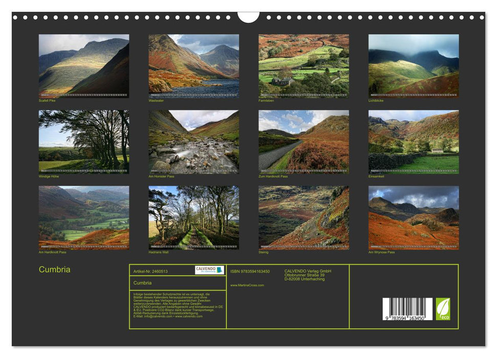 Cumbria (CALVENDO Wandkalender 2027)