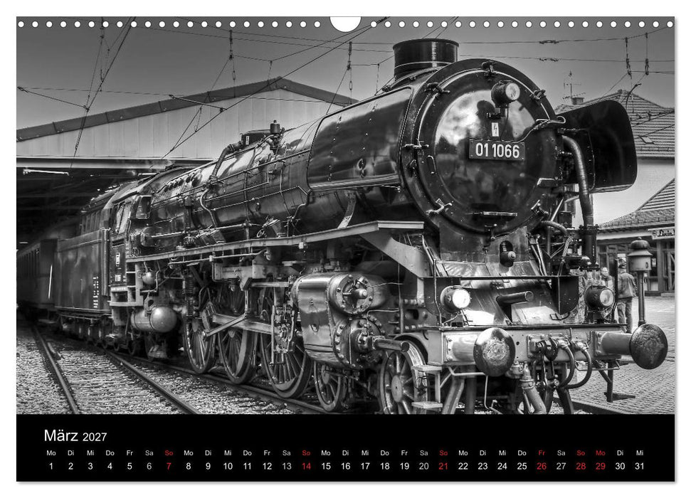 Mein Dampfbahnkalender 2027 (CALVENDO Wandkalender 2027)