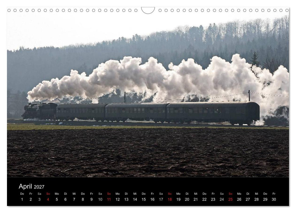 Mein Dampfbahnkalender 2027 (CALVENDO Wandkalender 2027)