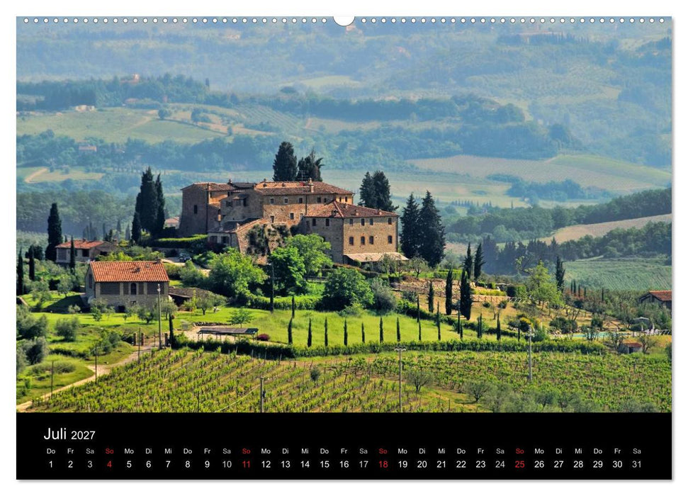 Toskana – Traumlandschaft in Italien (CALVENDO Premium Wandkalender 2027)