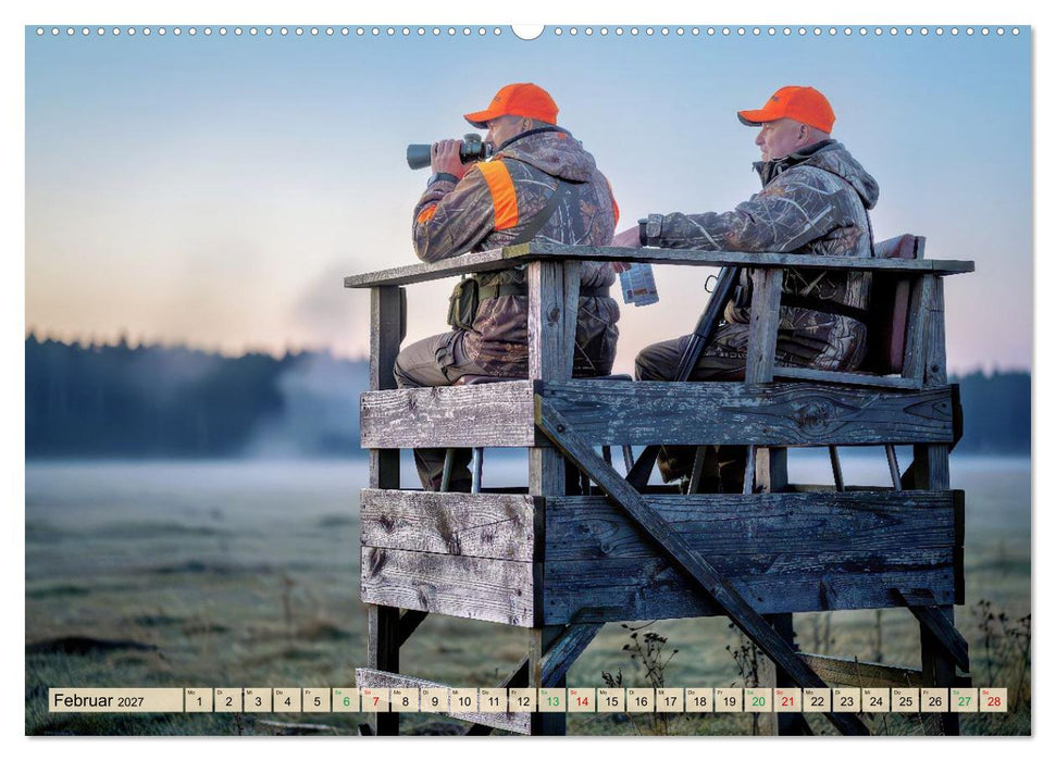 Jäger im Wald (CALVENDO Wandkalender 2027)