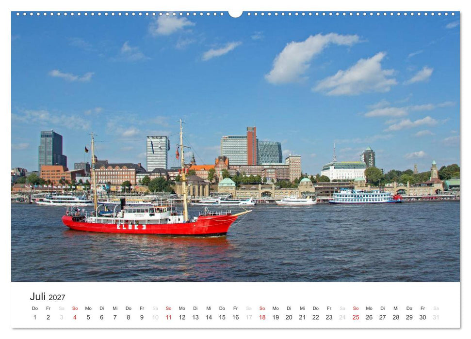 Hamburg (CALVENDO Premium Wandkalender 2027)
