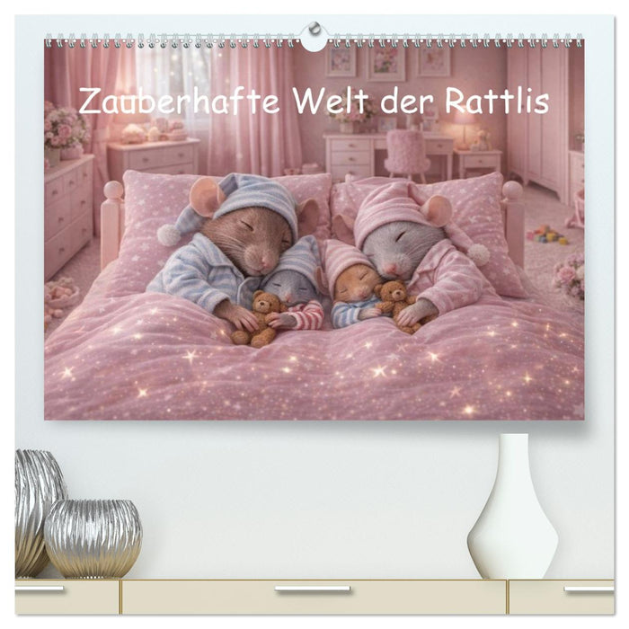 Zauberhafte Welt der Rattlis (CALVENDO Premium Wandkalender 2027)