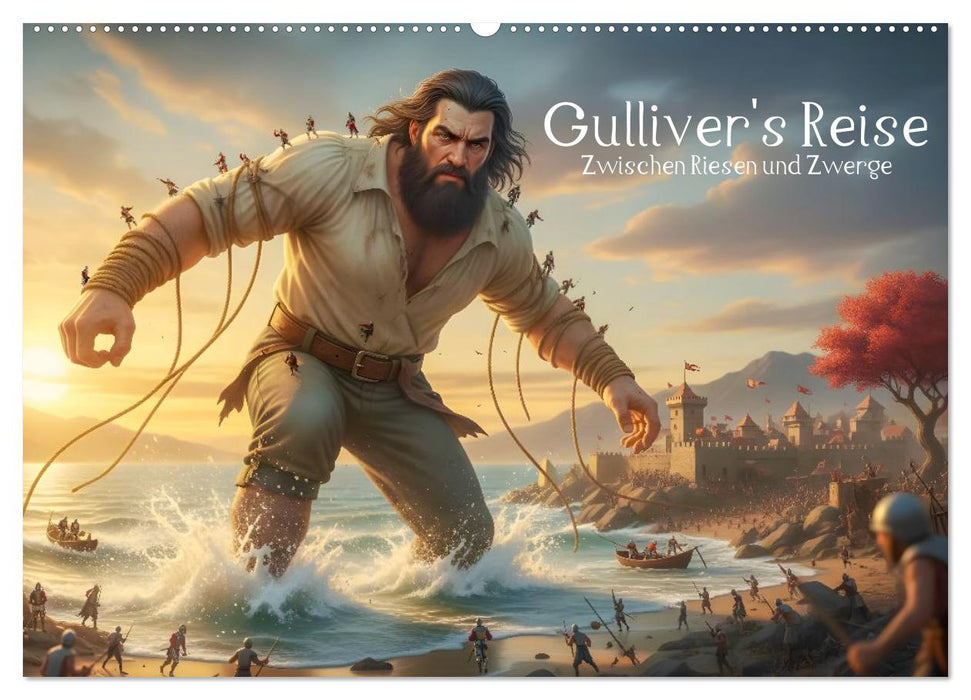 .Gulliver's Reise -Zwischen Riesen und Zwergen (CALVENDO Wandkalender 2027)