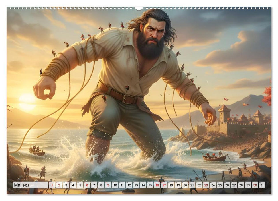 .Gulliver's Reise -Zwischen Riesen und Zwergen (CALVENDO Wandkalender 2027)
