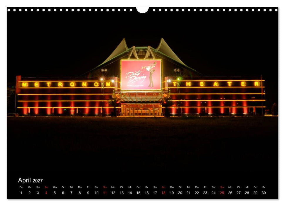 Impressionen Ruhrgebiet bei Nacht (CALVENDO Wandkalender 2027)