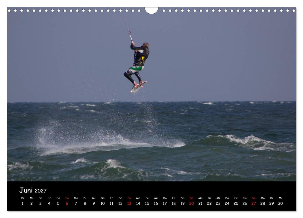 Kitesurfen – Faszination auf dem Wasser (CALVENDO Wandkalender 2027)