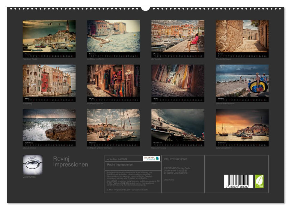 Rovinj Impressionen (CALVENDO Premium Wandkalender 2027)