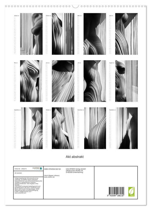 Akt abstrakt (CALVENDO Premium Wandkalender 2027)