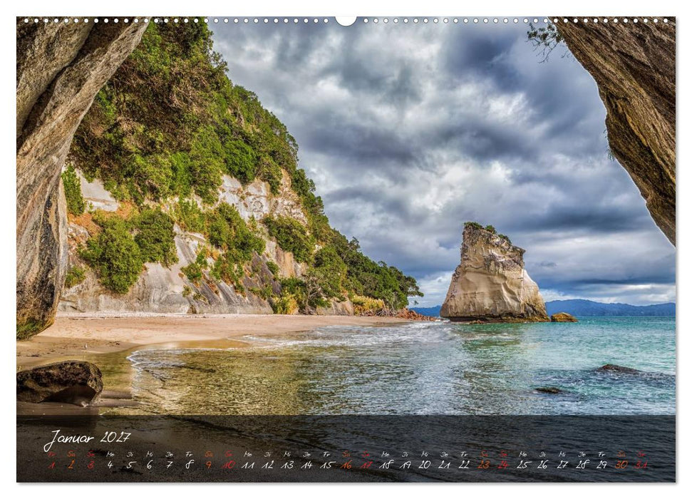 Neuseeland - Land der Maori (CALVENDO Premium Wandkalender 2027)