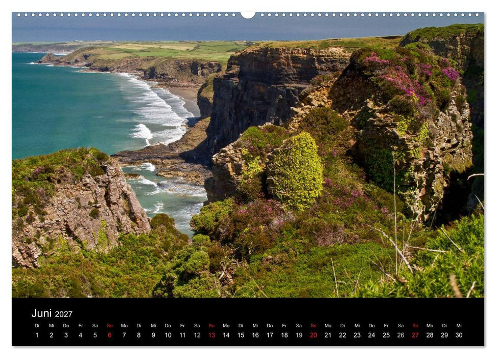 Englands Küsten 2027 (CALVENDO Wandkalender 2027)
