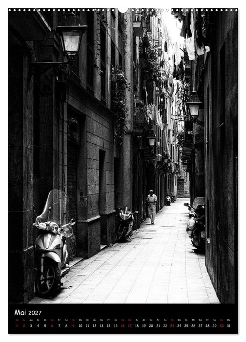 In den Straßen und Gassen Barcelonas (CALVENDO Wandkalender 2027)