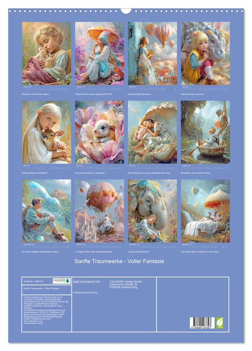Sanfte Traumwerke - Voller Fantasie (CALVENDO Wandkalender 2027)