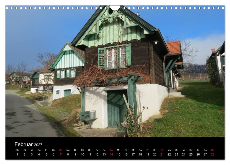 Weinidylle im Südburgenland (CALVENDO Wandkalender 2027)