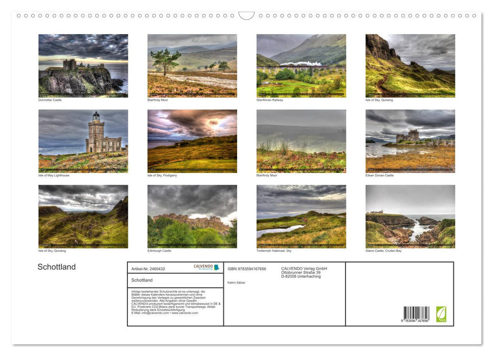 Schottland (CALVENDO Wandkalender 2027)