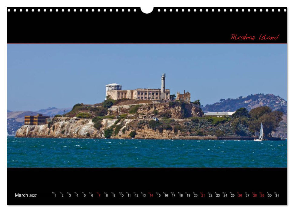SAN FRANCISCO Panoramic Highlights (CALVENDO Monthly Calendar 2027)