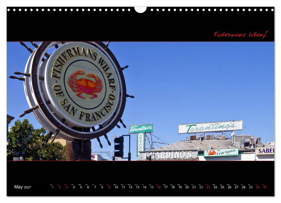 SAN FRANCISCO Panoramic Highlights (CALVENDO Monthly Calendar 2027)