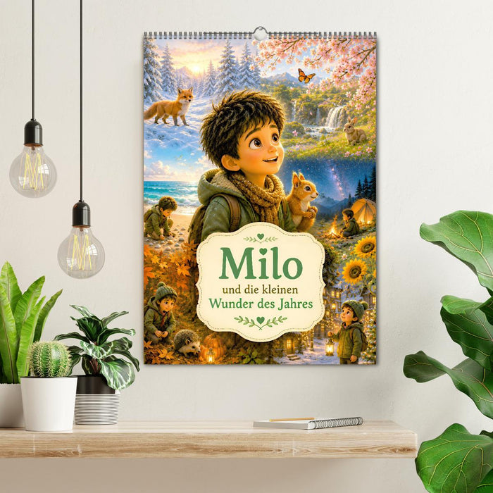 Milo und die kleien Wunder des Jahres (CALVENDO Wandkalender 2027)