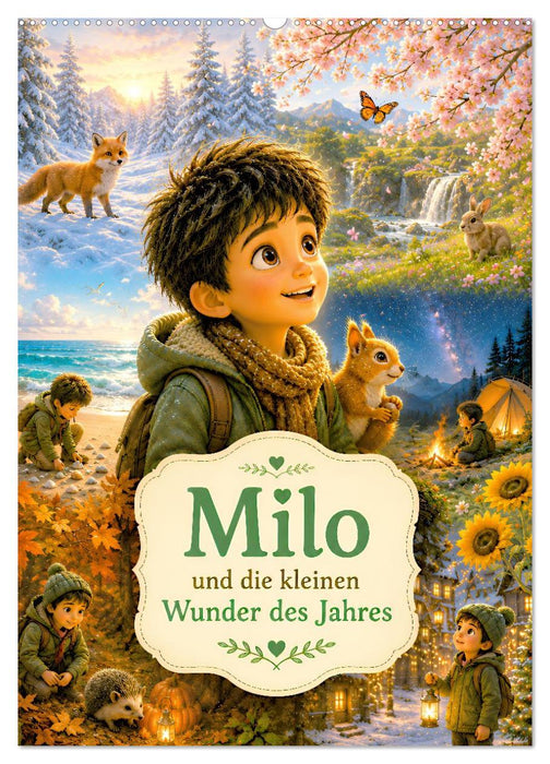 Milo und die kleien Wunder des Jahres (CALVENDO Wandkalender 2027)