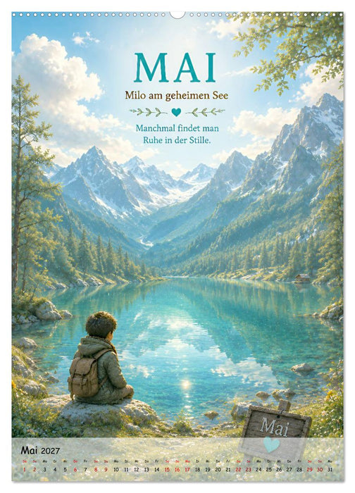 Milo und die kleien Wunder des Jahres (CALVENDO Wandkalender 2027)