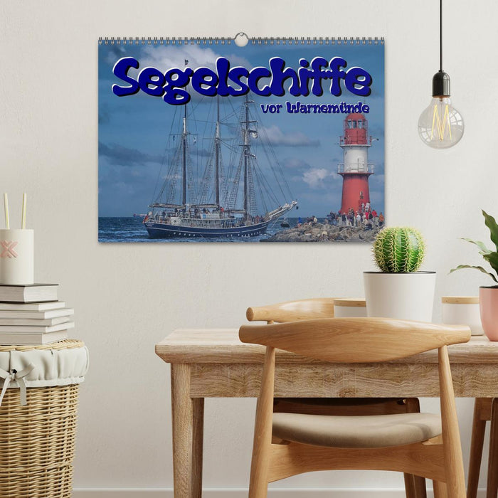 Segelschiffe vor Warnemünde (CALVENDO Wandkalender 2027)