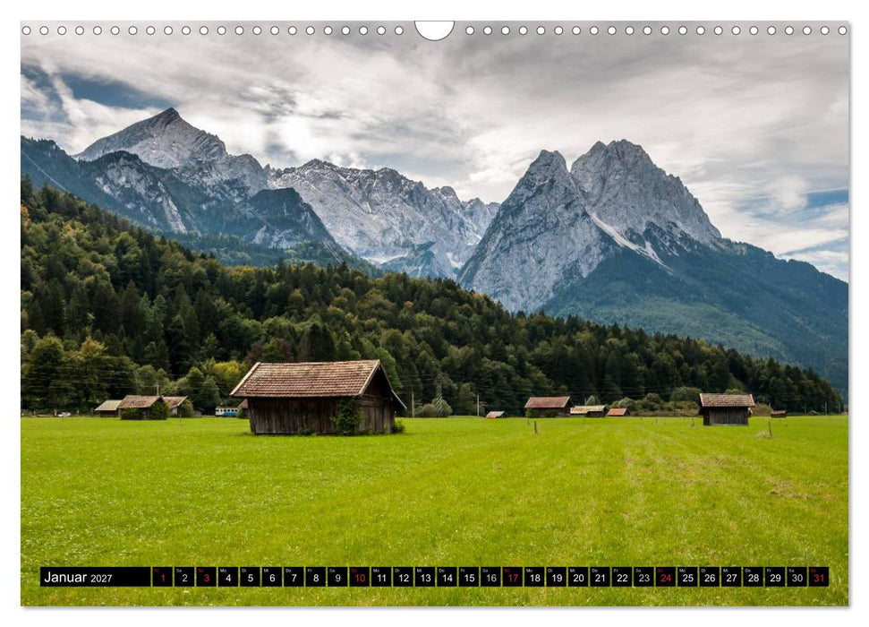 Traumlandschaft Werdenfelser Land - Teil I (CALVENDO Wandkalender 2027)