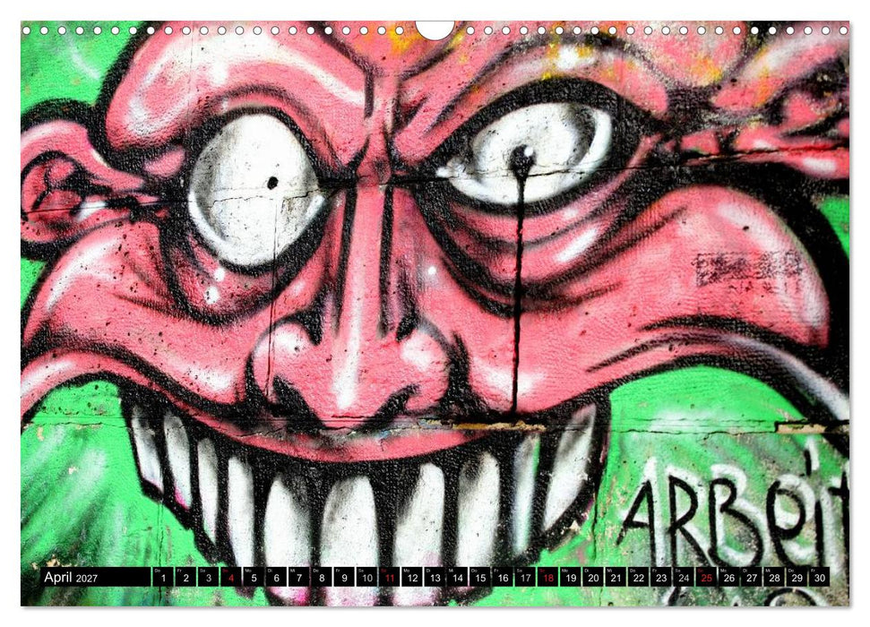 Graffiti in Wien (CALVENDO Wandkalender 2027)