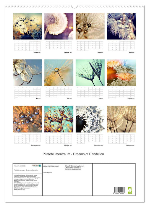 Pusteblumentraum - Dreams of Dandelion (CALVENDO Wandkalender 2027)