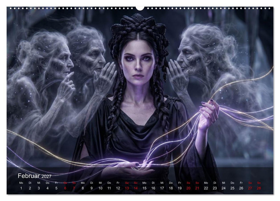 Nebel der Götter - Der Fantasy-Kalender (CALVENDO Wandkalender 2027)