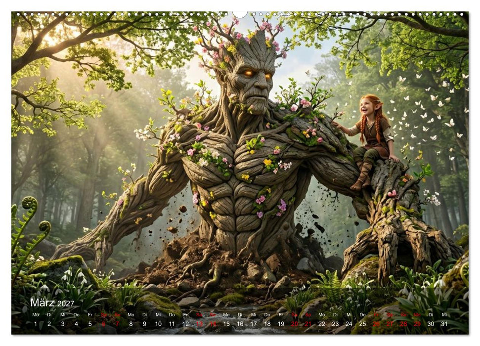 Nebel der Götter - Der Fantasy-Kalender (CALVENDO Wandkalender 2027)