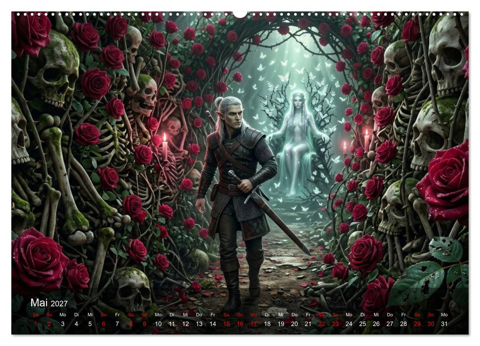 Nebel der Götter - Der Fantasy-Kalender (CALVENDO Wandkalender 2027)