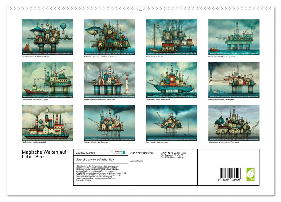 Magische Welten auf hoher See (CALVENDO Premium Wandkalender 2027)