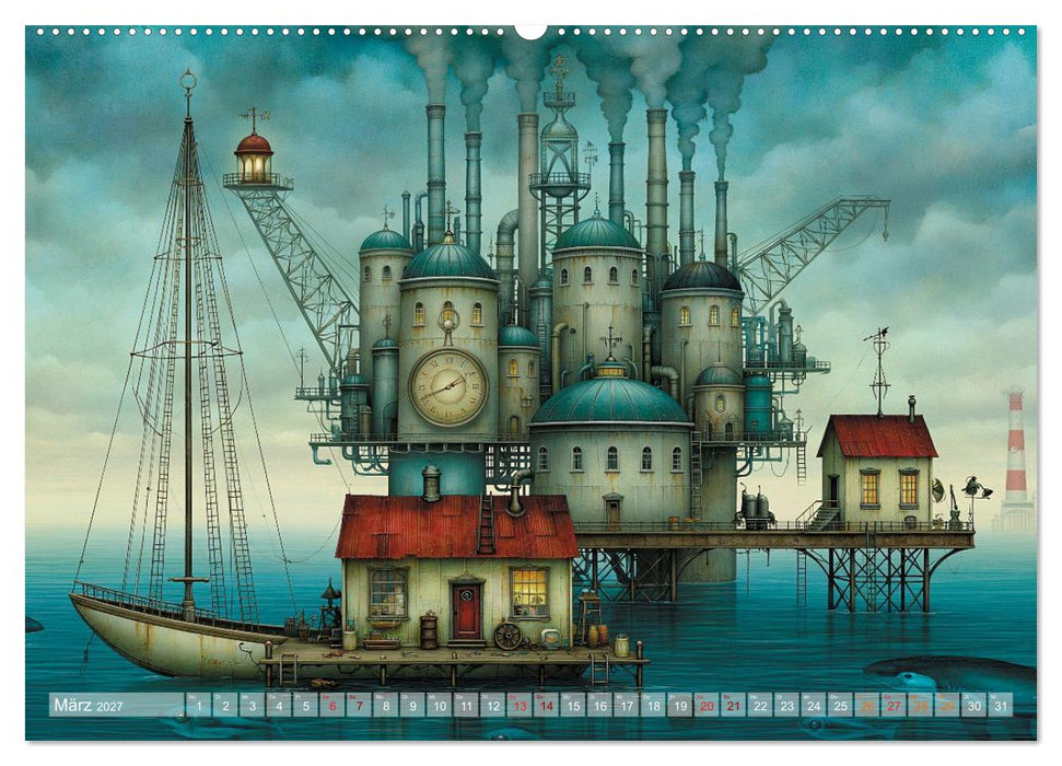 Magische Welten auf hoher See (CALVENDO Premium Wandkalender 2027)