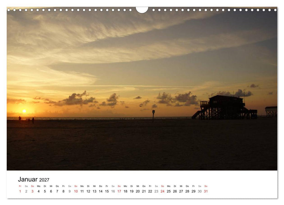 St. Peter Ording 2027 (CALVENDO Wandkalender 2027)