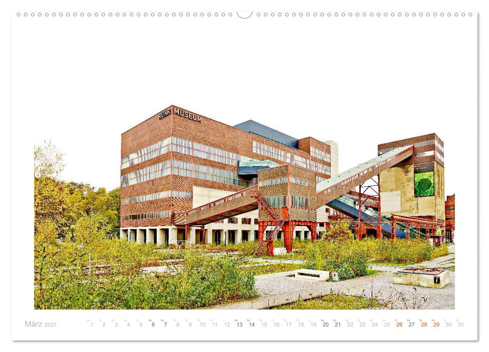 Zeche Zollverein. Weltkulturerbe. (CALVENDO Wandkalender 2027)