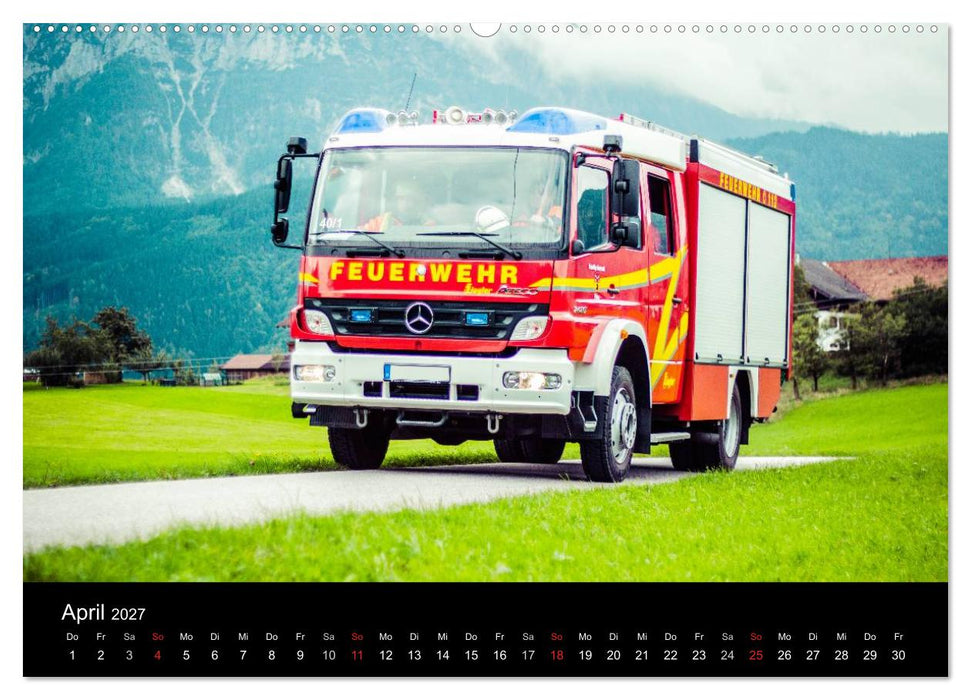 Einsatzfahrzeuge - Bayern (CALVENDO Wandkalender 2027)
