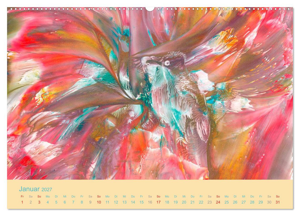 Kunstkalender 2027 - Augenblicke der Malerei (CALVENDO Wandkalender 2027)