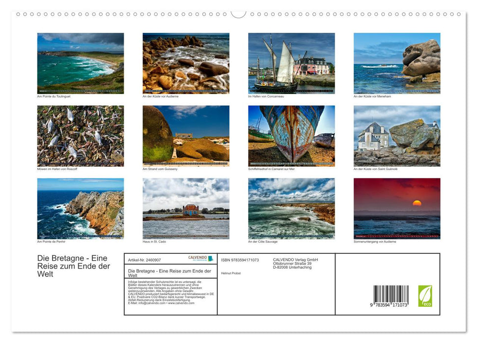Die Bretagne - Eine Reise zum Ende der Welt (CALVENDO Premium Wandkalender 2027)