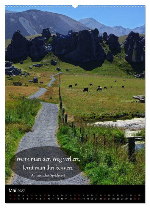Neuseeland - Ein Land steht Kopf (CALVENDO Premium Wandkalender 2027)