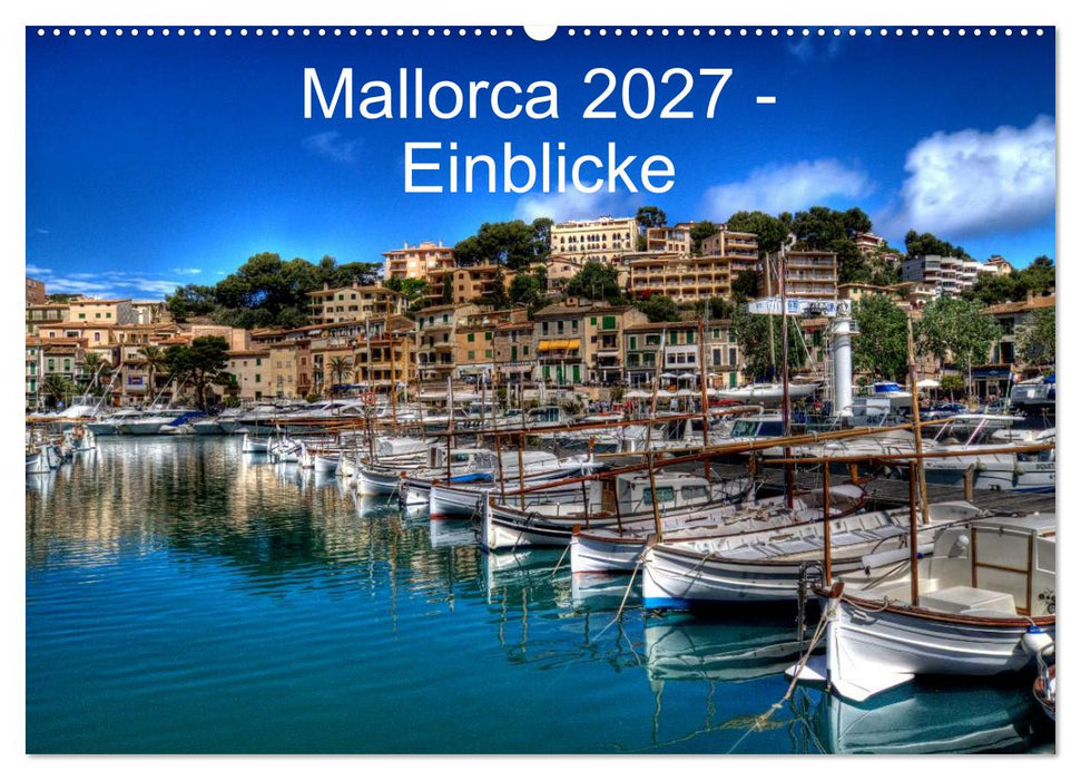 Mallorca 2027 - Einblicke (CALVENDO Wandkalender 2027)