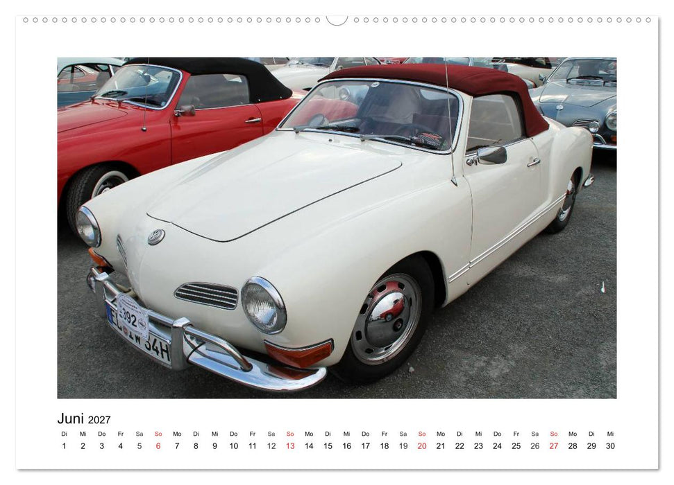 Eine Legende lebt, der Karmann-Ghia (CALVENDO Wandkalender 2027)