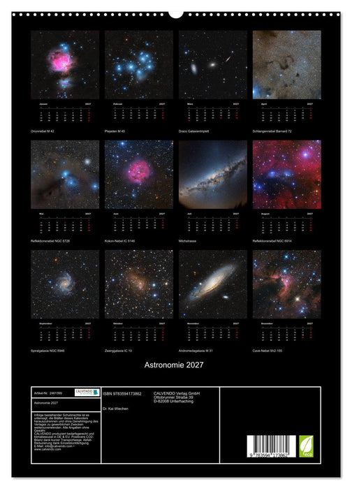 Astronomie 2027 (CALVENDO Premium Wandkalender 2027)