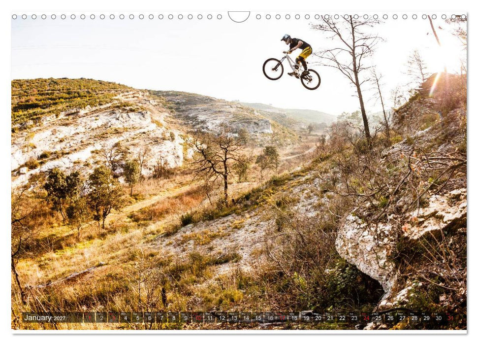 Mountain Bike 2027 by Stef. Candé / UK-Version (CALVENDO Monthly Calendar 2027)