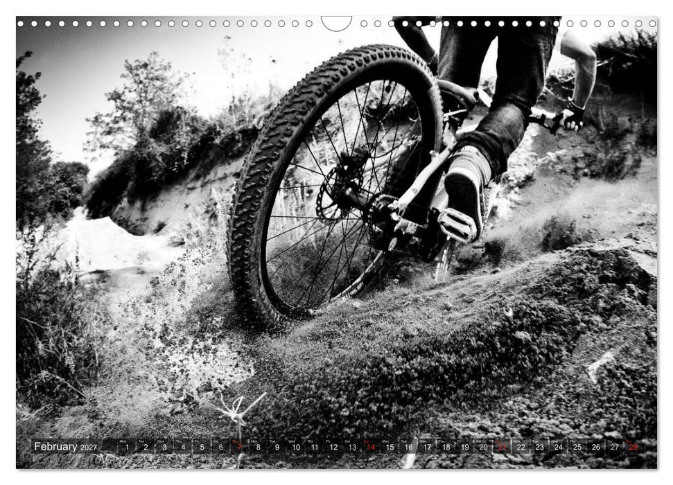 Mountain Bike 2027 by Stef. Candé / UK-Version (CALVENDO Monthly Calendar 2027)