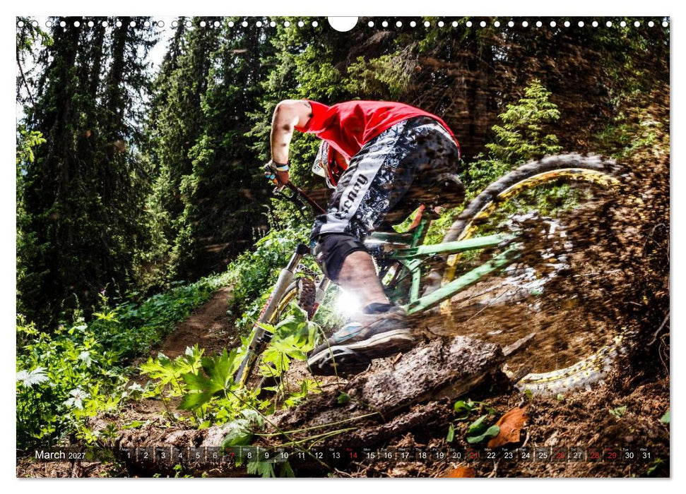 Mountain Bike 2027 by Stef. Candé / UK-Version (CALVENDO Monthly Calendar 2027)