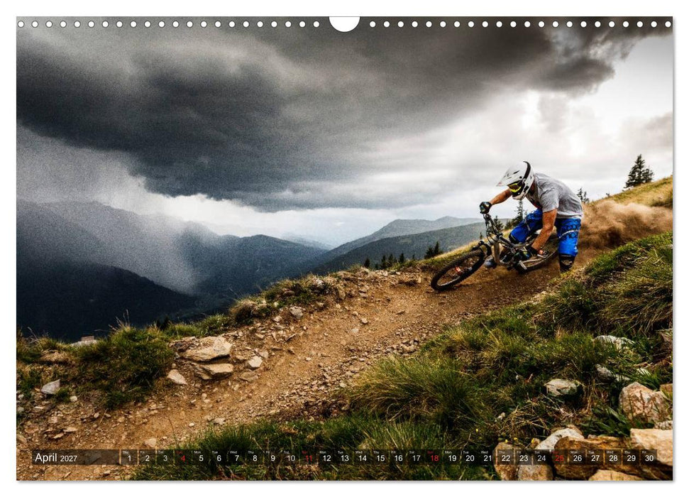 Mountain Bike 2027 by Stef. Candé / UK-Version (CALVENDO Monthly Calendar 2027)